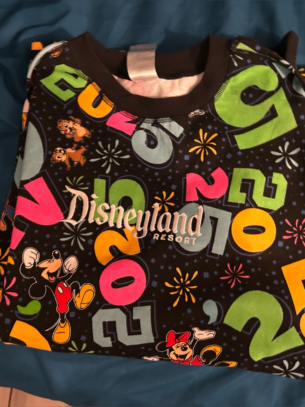 Disney Black Multicolor Character Pullover Sweatshirt